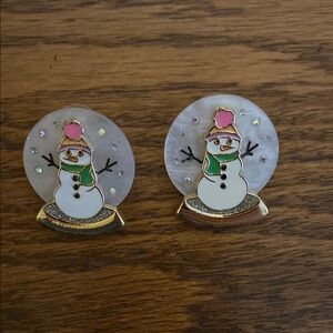Festive Snowman Earrings